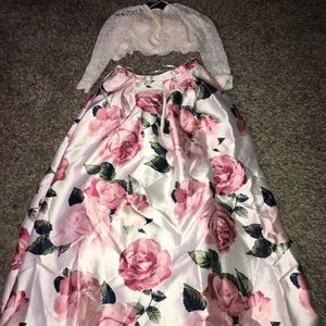 Teeze Me beautiful two piece maxi dress